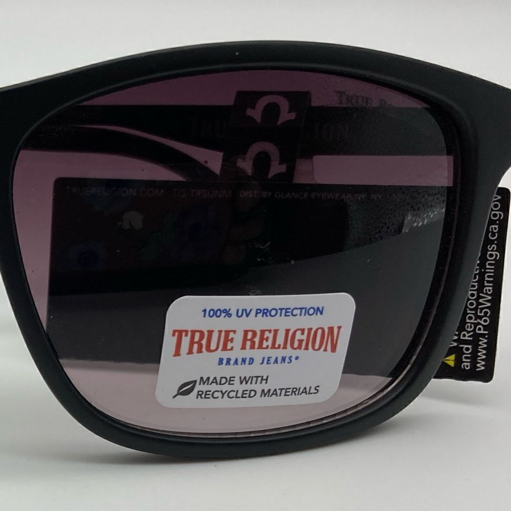 NWT True Religion TRM 1756 Unisex Black Sunglasses - Picture 11 of 11